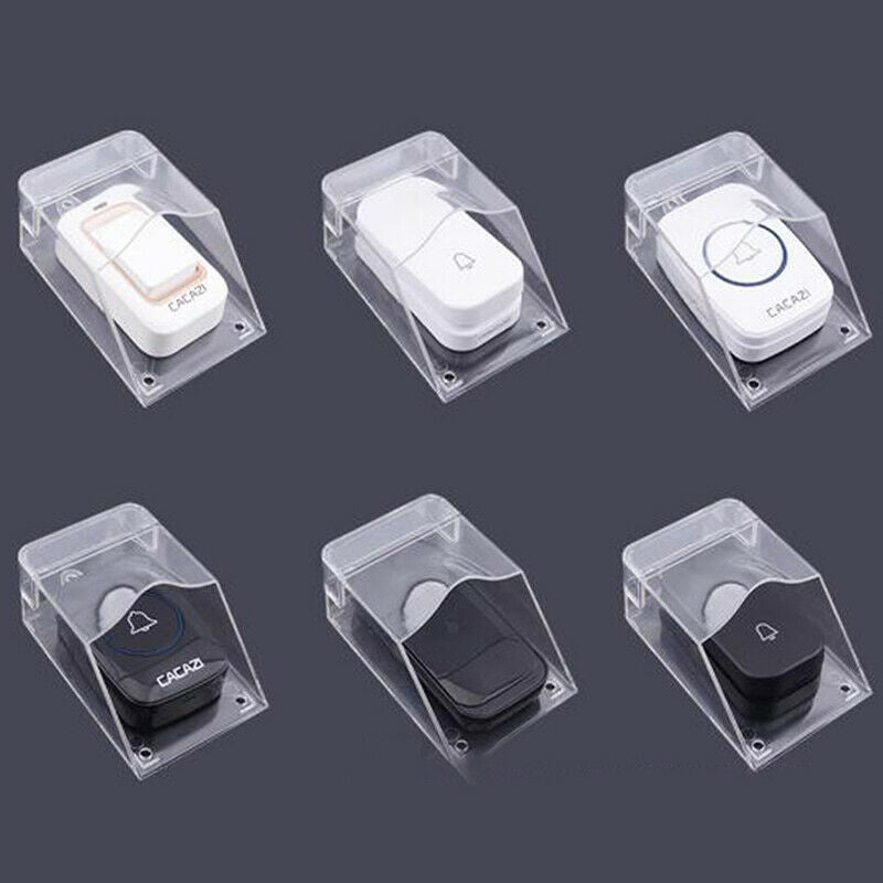 Transparent Waterproof Cover for Wireless Doorbell Home Door Bell Cov.l8