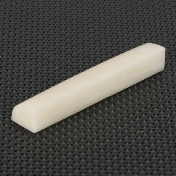 Beige Buffalo Bone Bridge Saddle & Nut For 6 Strings Acoustic Guitar