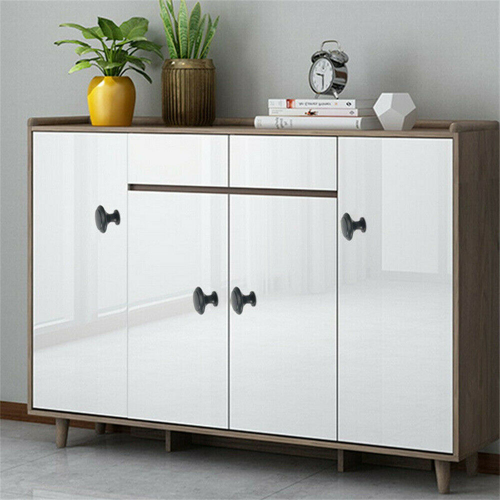 12 Pcs Stainless Steel Door Knobs Cabinet Handles Cupboard Drawer Kitchen DIY UK