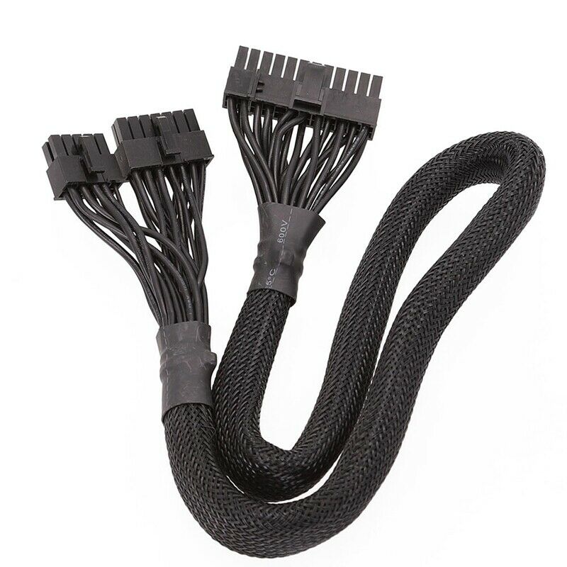 14+10Pin to 24 Pin AT Supply Cable 20+4 Pin PC PSU Motherboard Cable for CorsaN6