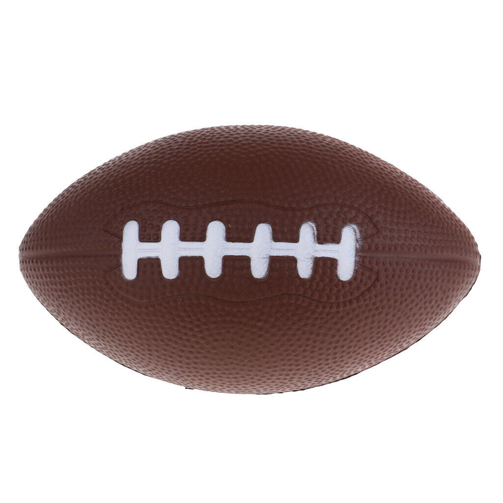 2Pcs PU Foam American Football Rugby Ball for Childeren, Adults Birthday Gift