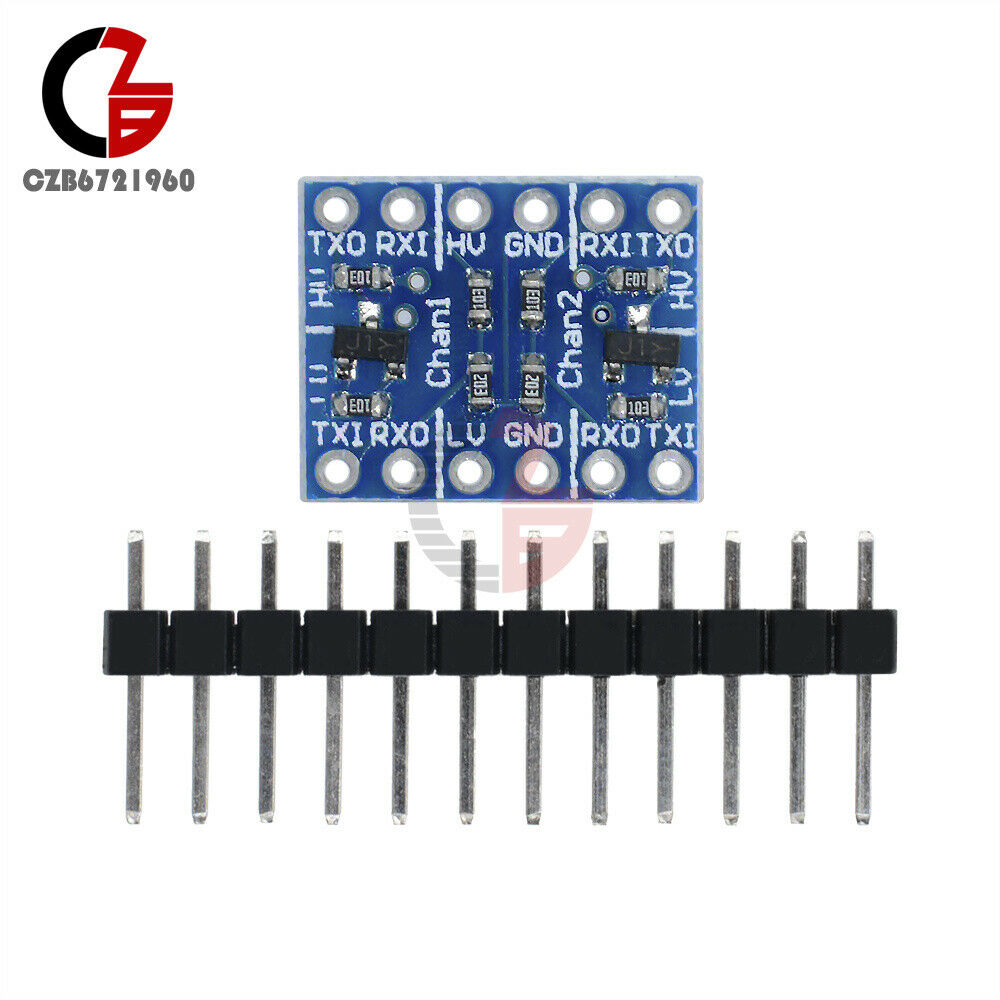 10PCS 5V to 3.3V I2C IIC 2-Channels Bi-Directional Logic Level Converter Module