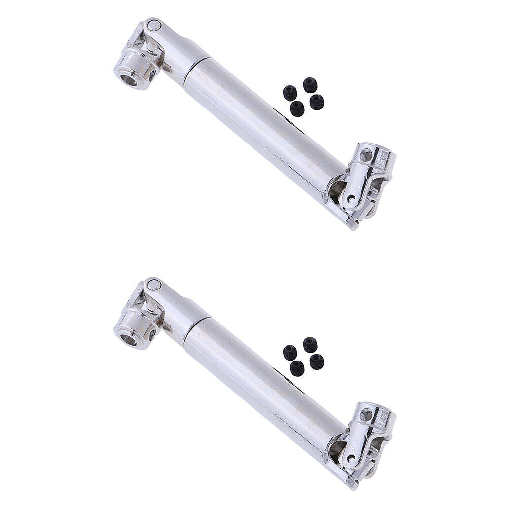 Metal Universal CVD Drive Shaft 110-155mm for Axial SCX10 D90 1/10 RC Car 2x