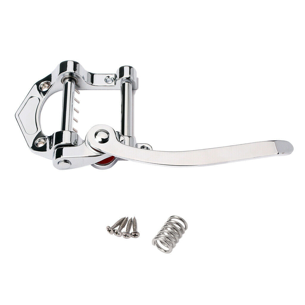 Robust guitar vibrato tailpiece bridge for the replacement of guitars