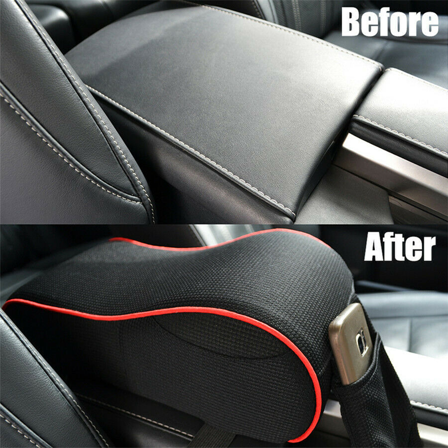 Car Center Console Armrest Pad Arm Rest Protective Case with Phone Storage Bag