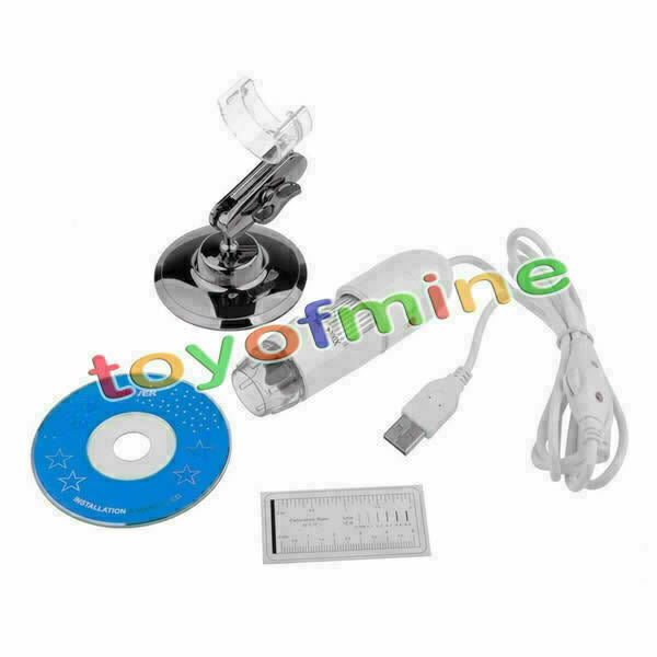 200X Camera 2MP 2.0 Mega Pixels USB LED Digital Microscope Endoscope Magnifier
