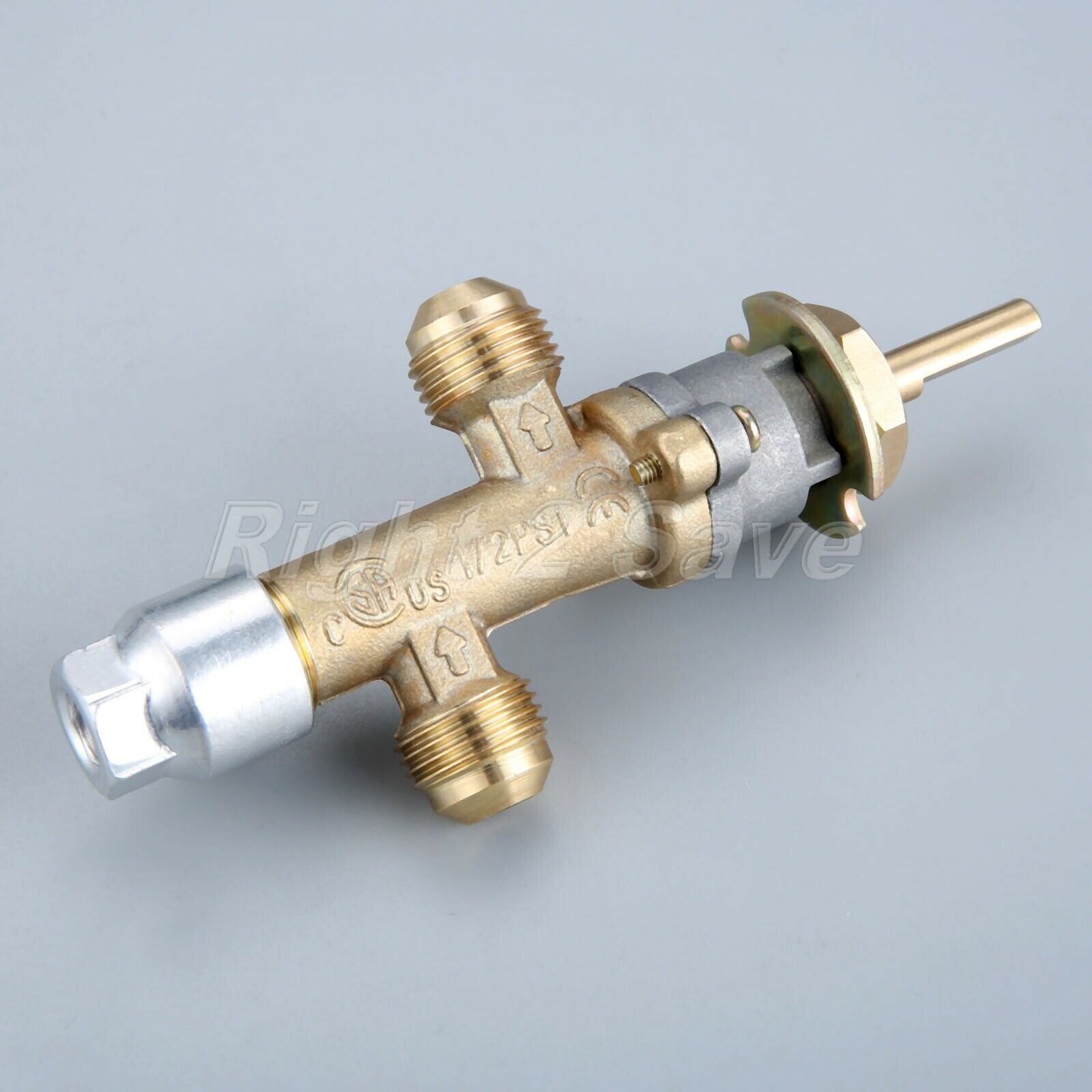 1Pc Gas Control Valve with Thermocouple and Knob Switch M8 Propane LPG Fireplace