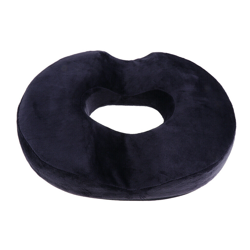 2 x Donut Seat Cushion Pillow Memory Foam Orthopedic Tailbone Pain Relief