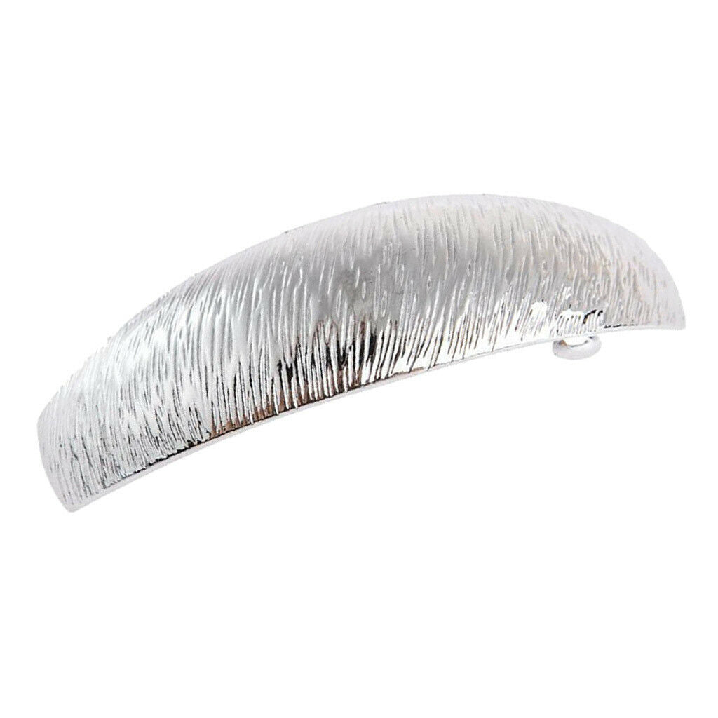 2Pcs Fashion Rectangle French Barrette Textured Hair Clip Hair Accessories