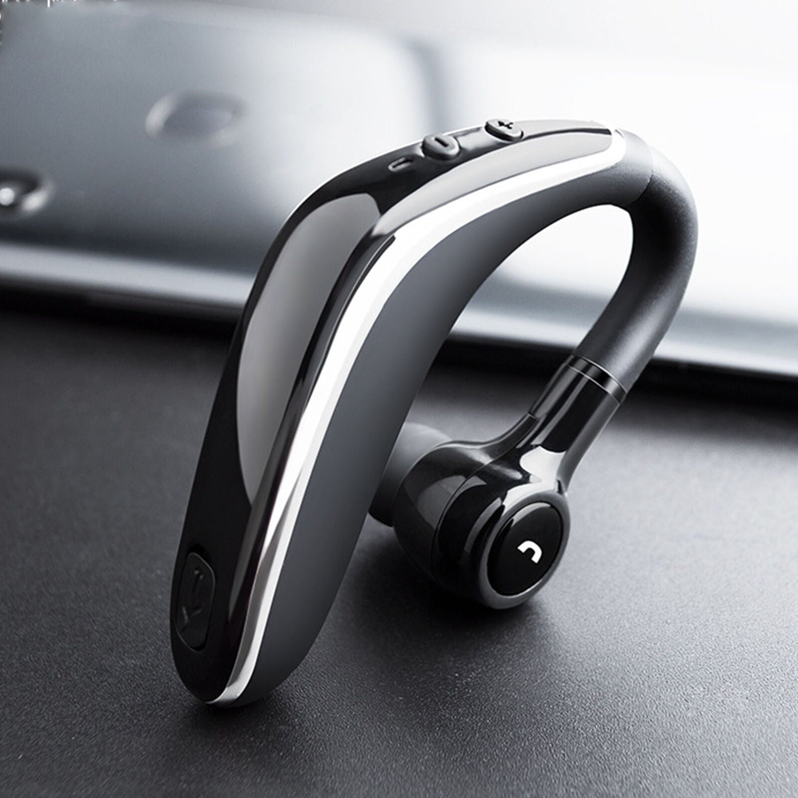 Hands Free Ear-Hook Wireless bluetooth Earphone Bone Conduction Headset with Mic