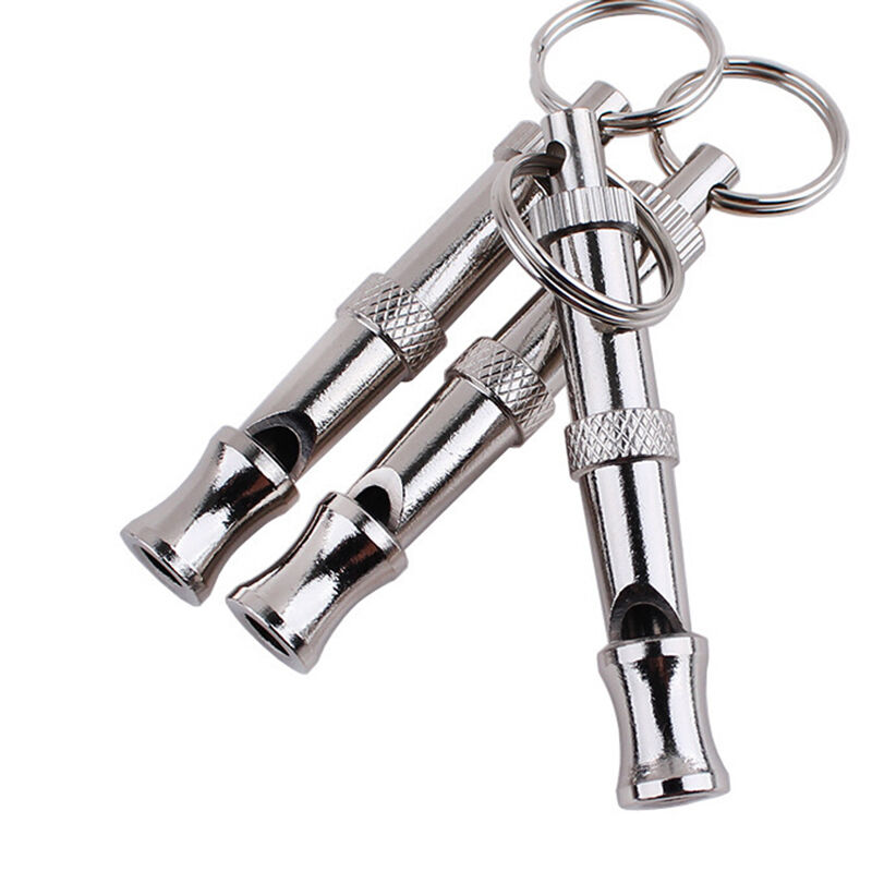 2X Pet Dog Training Obedience Whistle Ultrasonic Supersonic Adjustable Pitch DD