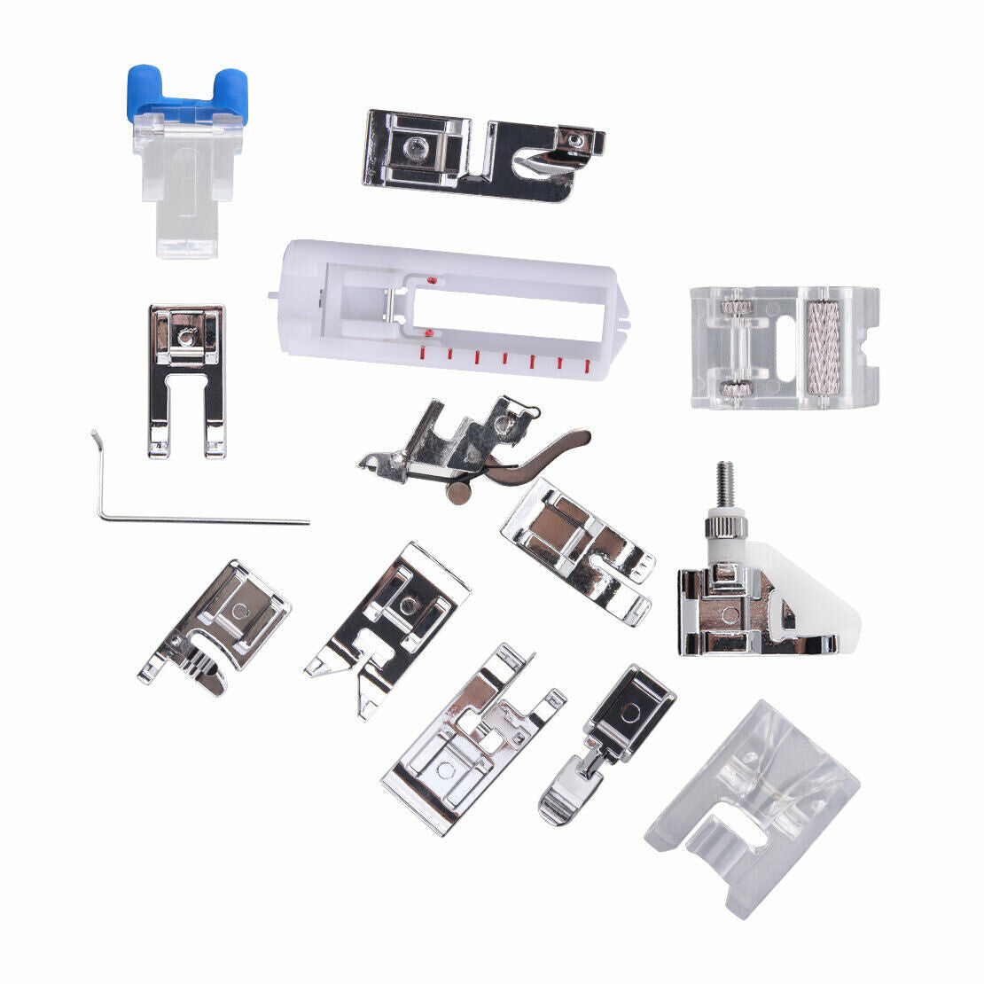 Kit Sewing Machine Presser Foot Feet Snap fit for Low Shank Husqvarna Viking Acc