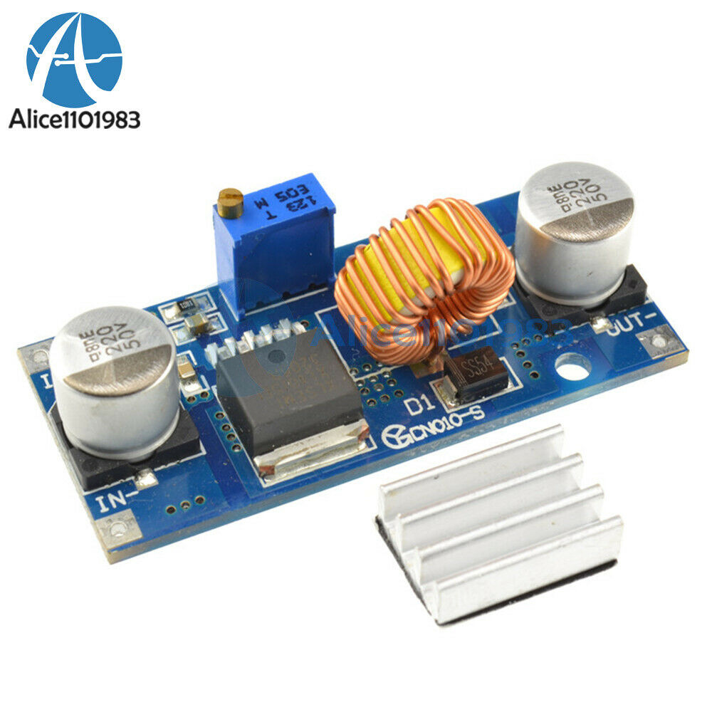 10PCS XL4015 DC-DC Step-Down Adjustable Power Supply Module Lithium Charger 5A