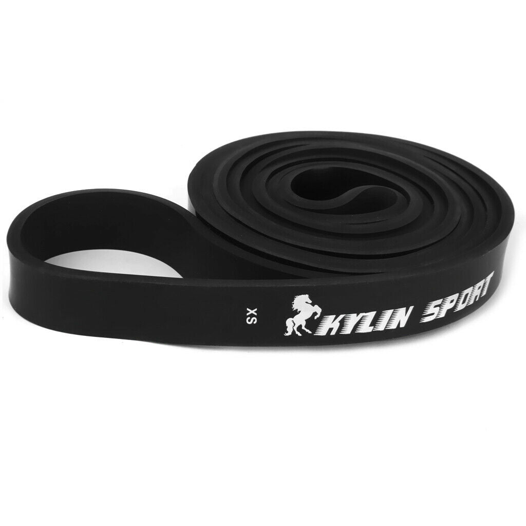 Red & Black Resistance Bands Loop Strength Training Fitness Yoga Pilates