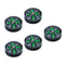 5pcs Mini Pocket Survival Liquid Filled Button Compass for Camping Hiking