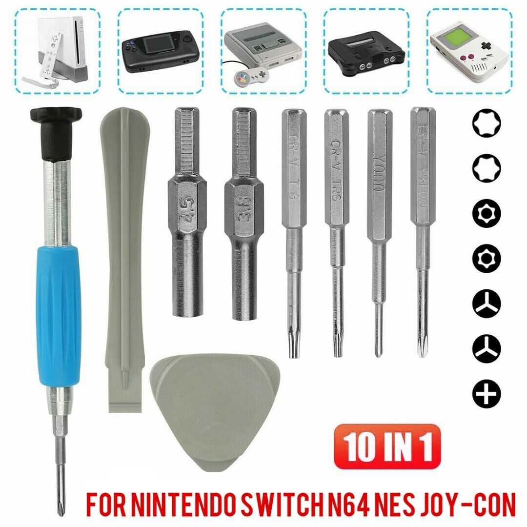 For Nintendo Switch N64 NES Joy-con Wii Triwing Screwdriver Set Repair Tool Set