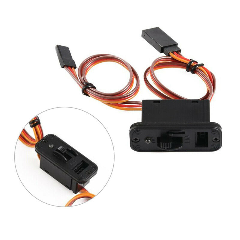 RC Switch With LED Connectors for JR Futaba Battery Motor ESC Planes Cars.l8