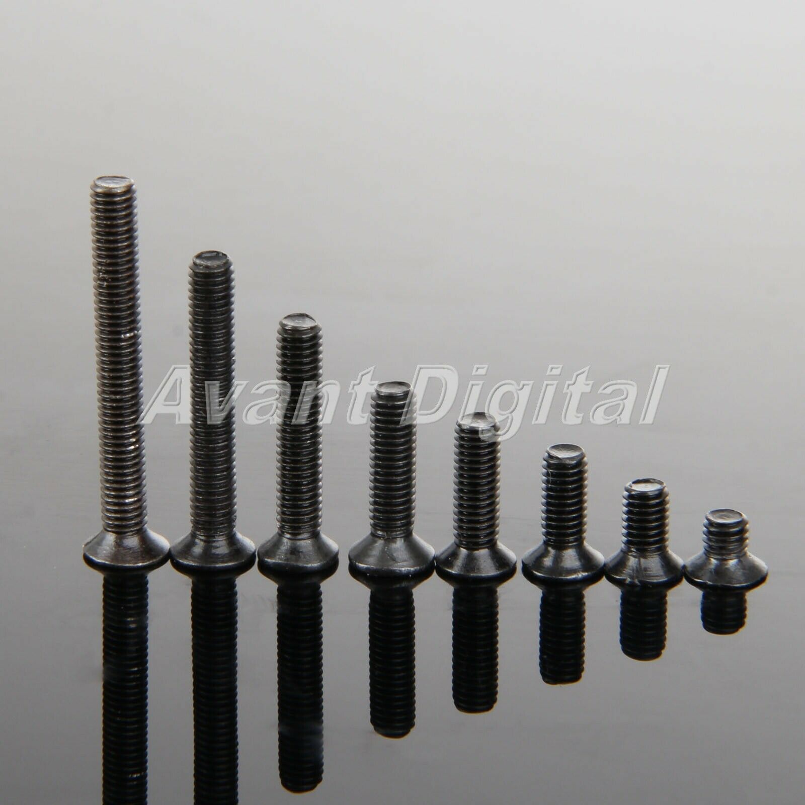200Pcs M3 Flat Head Head Screws Set Stainless Steel Countersunk Screw