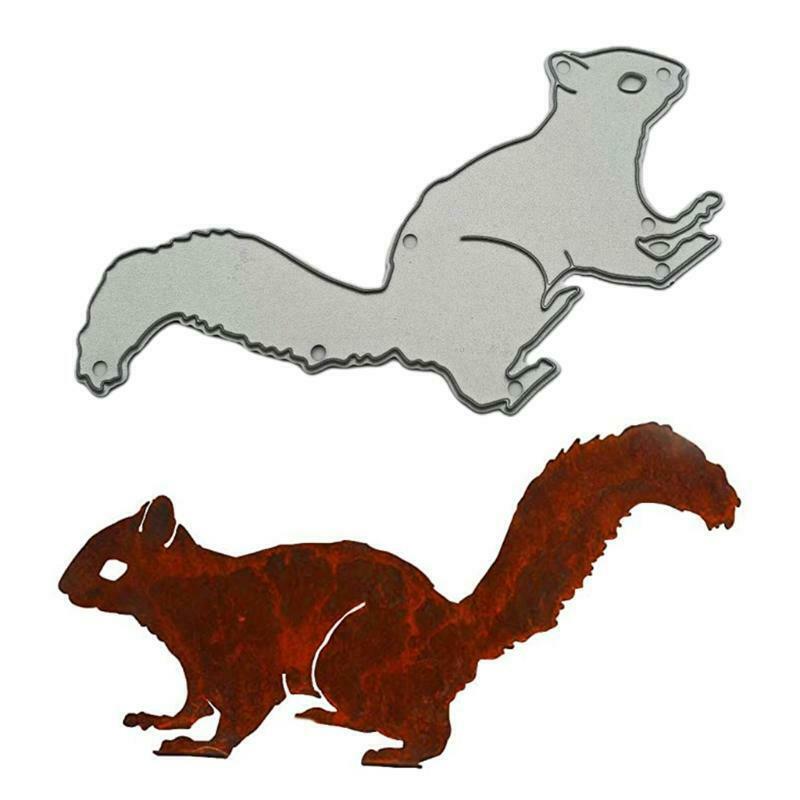 Squirrel Metal Cutting Dies Stencils DIY Scrapbooking Album Paper Card Template