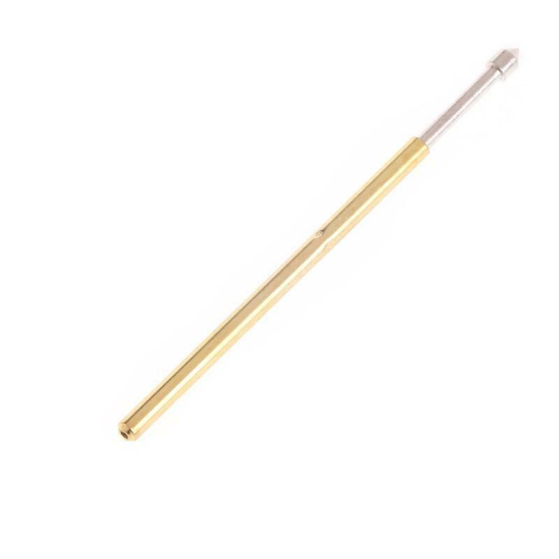100 Pcs Spring Test Probe Pogo Pin P100-E2 Dia 1.36mm Length 33.3mm