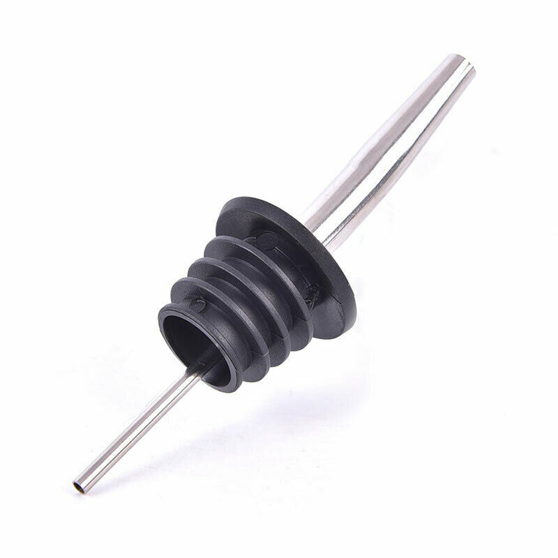 4x Liquor Spirit Pourer Free Flow Wine Bottle Pour Spout-Stopper Stainles.l8