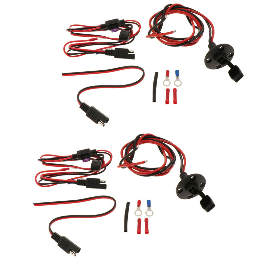 2 Insert The SAE Solar Socket Sidewall Port Kit For Quick Connect Cable