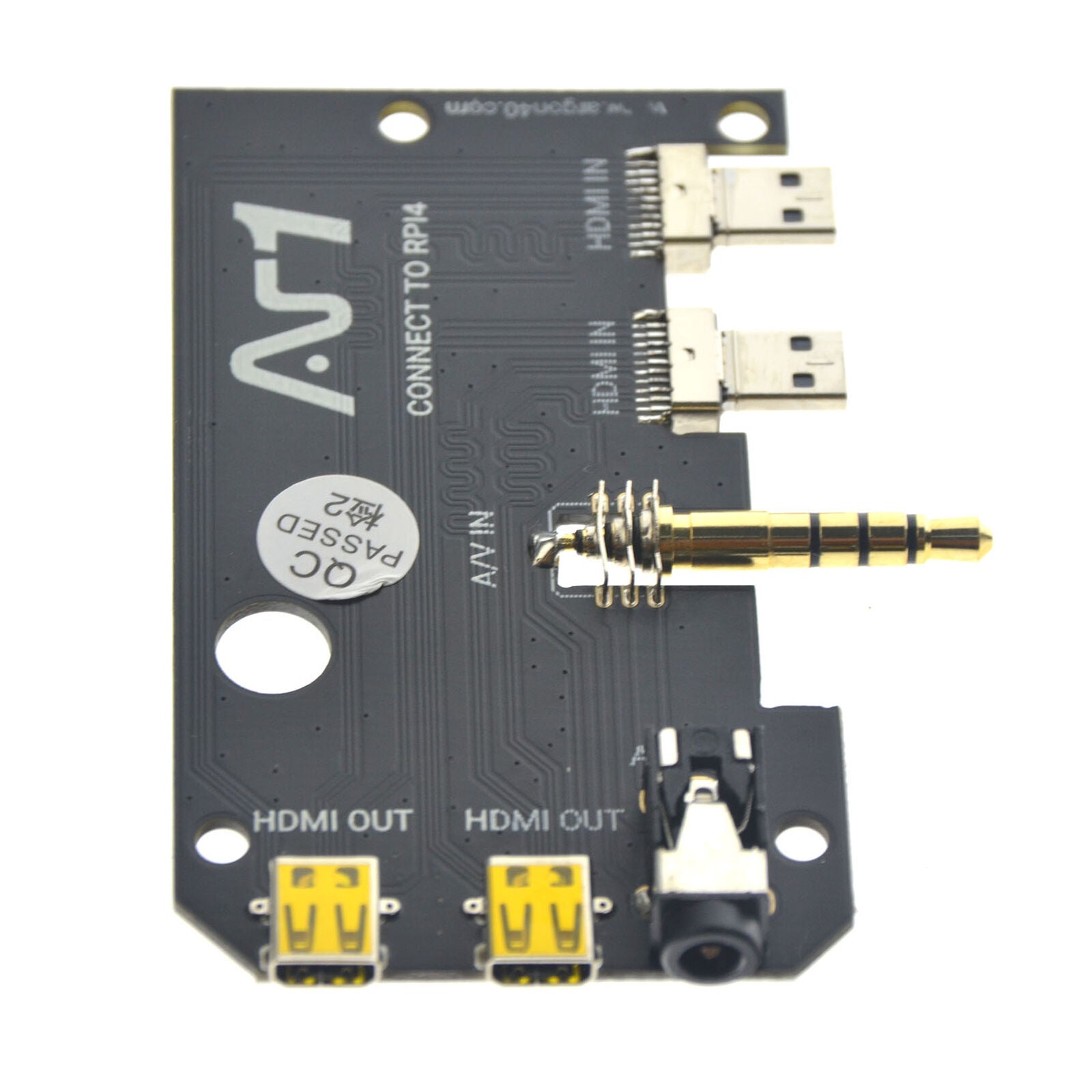 Argon One Mini Computer Black Aluminum Alloy Case With Fan For Raspberry Pi 4B