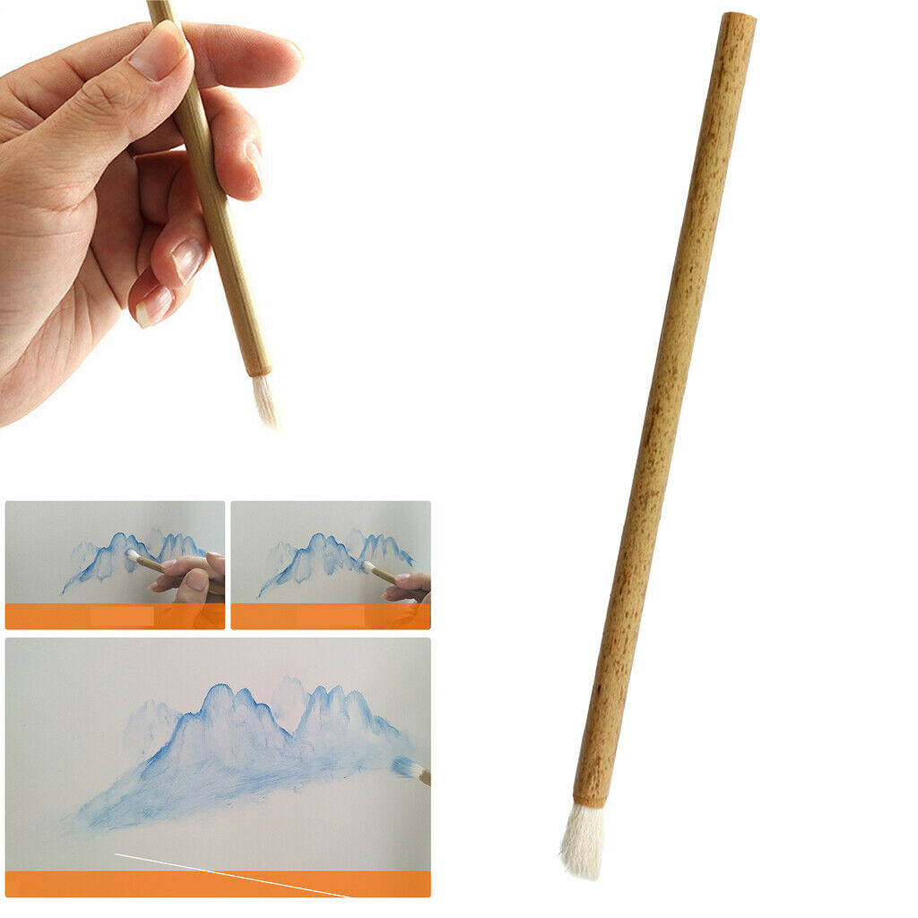 Wooden Painting Brush Tool Ink Pen for Crafts Ceramic Sculpture Painting DIY