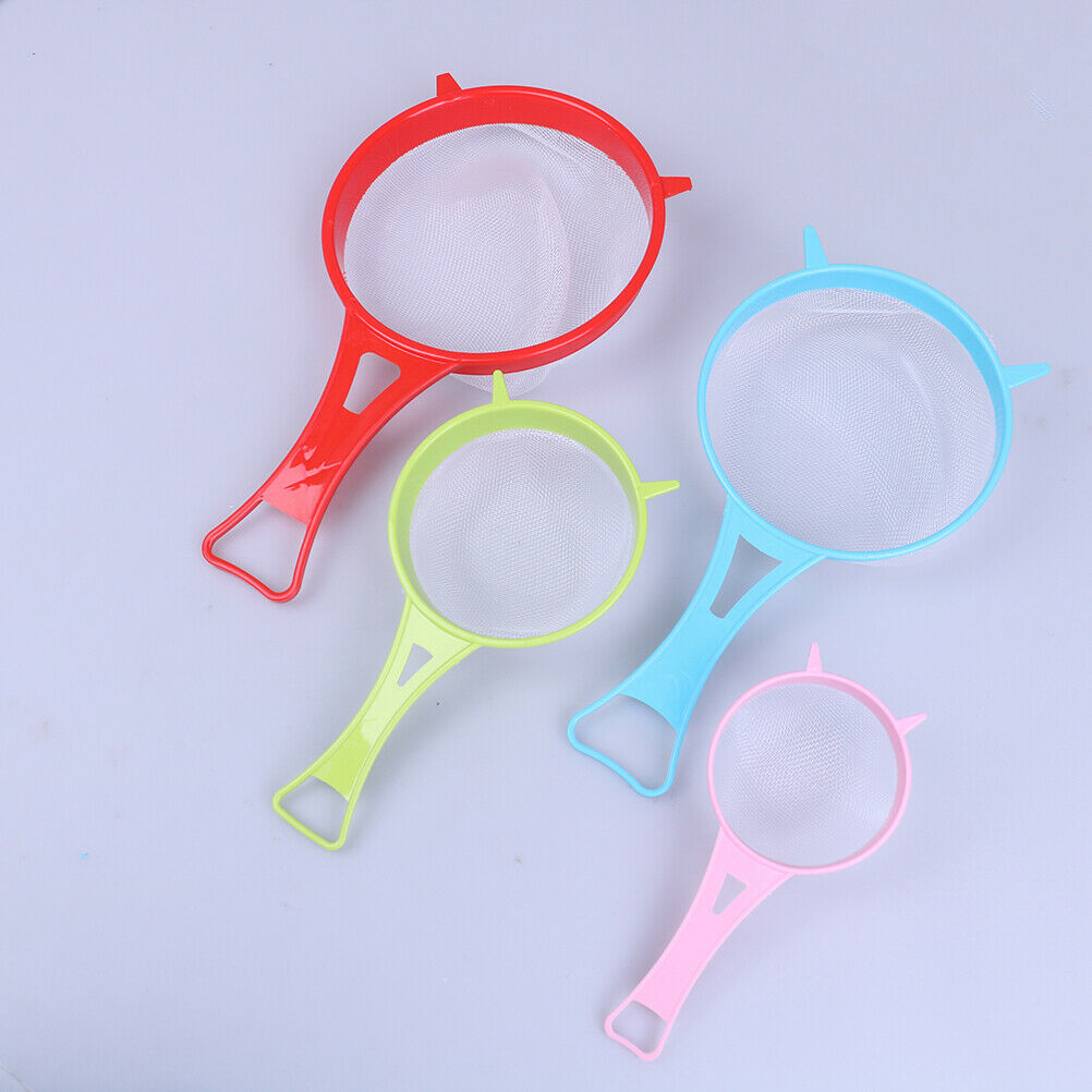 4pcs Plastic Kitchen Strainer Sieve Colander Set Four Sizes DIY Kitchen T.l8