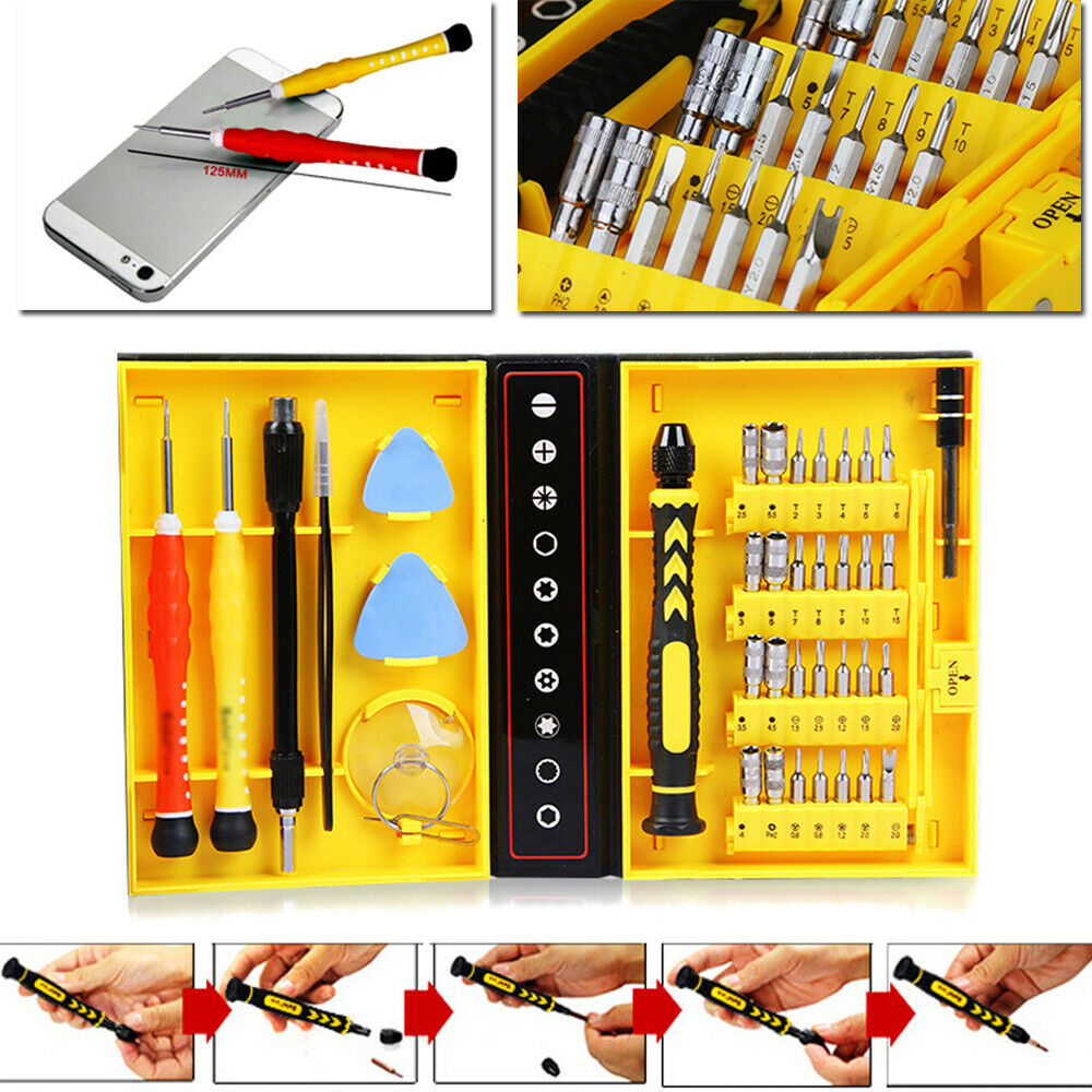 38 In 1 Cellphone Precision Screwdriver Set Repair Tool Kit Fix For Phone Watch