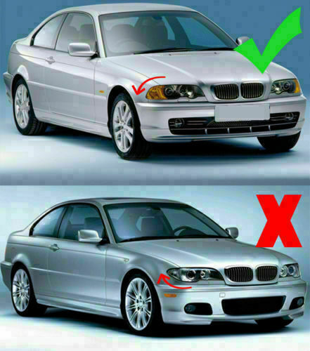 Front Kidney Grille For BMW E46 Coupe Cabrio 2000-2003/M3 Cabrio Coupe 2000-2006