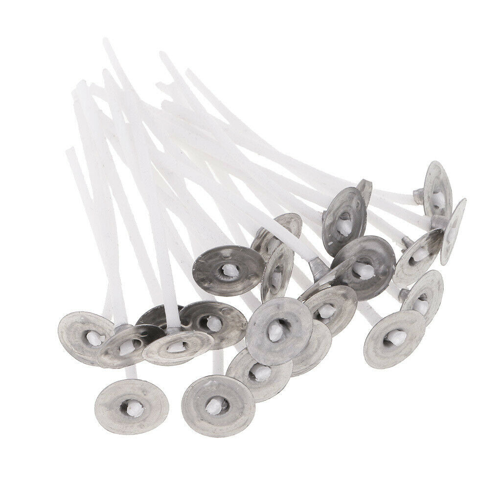600 Pieces Bulk Sale Candle Making Supply Pre Waxed Wick Natural Cotton Core For