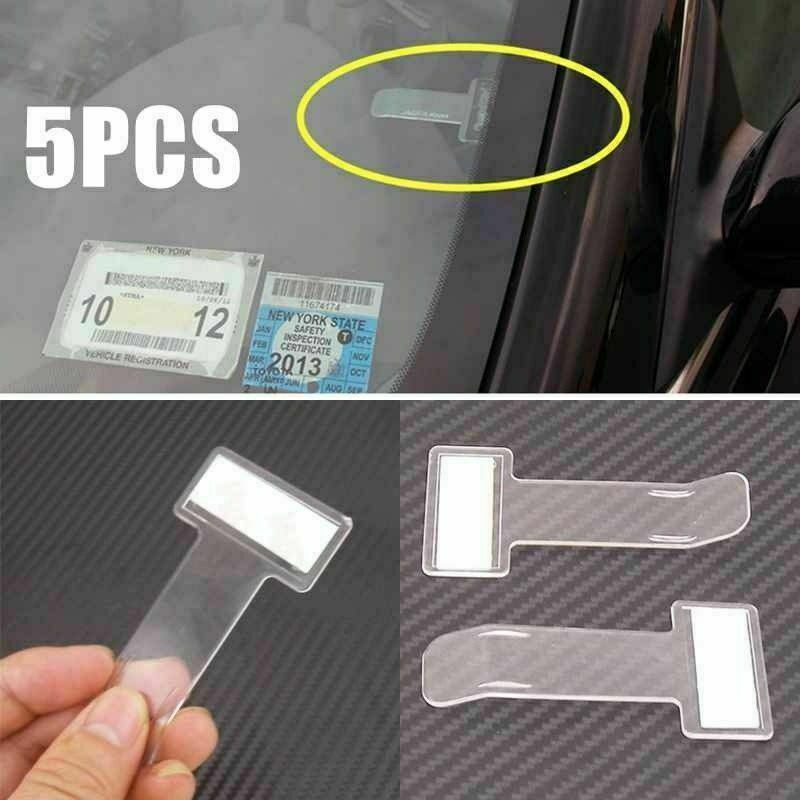 Car Parking Ticket Permit Holder Clip T-shape Folder for Car Windscreen Window