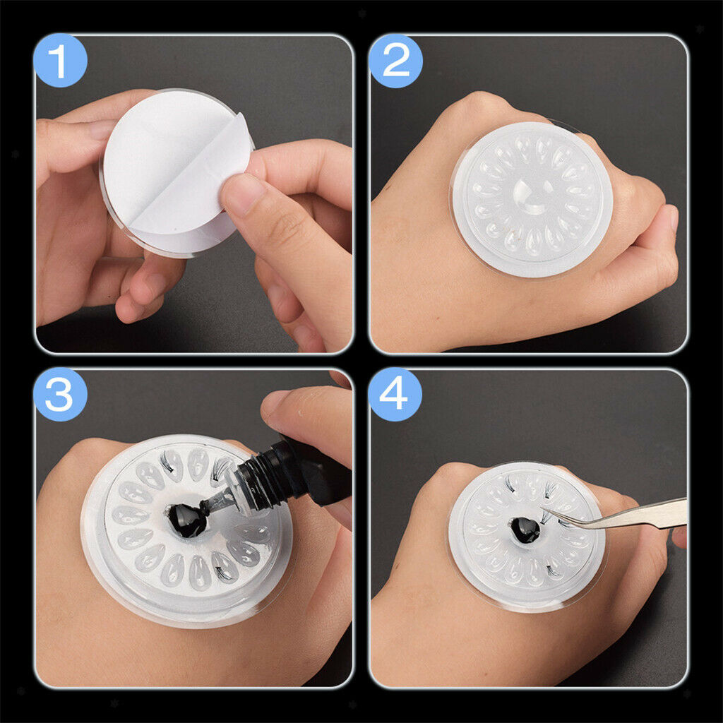 Individual False Eyelash Palette Holder Plate