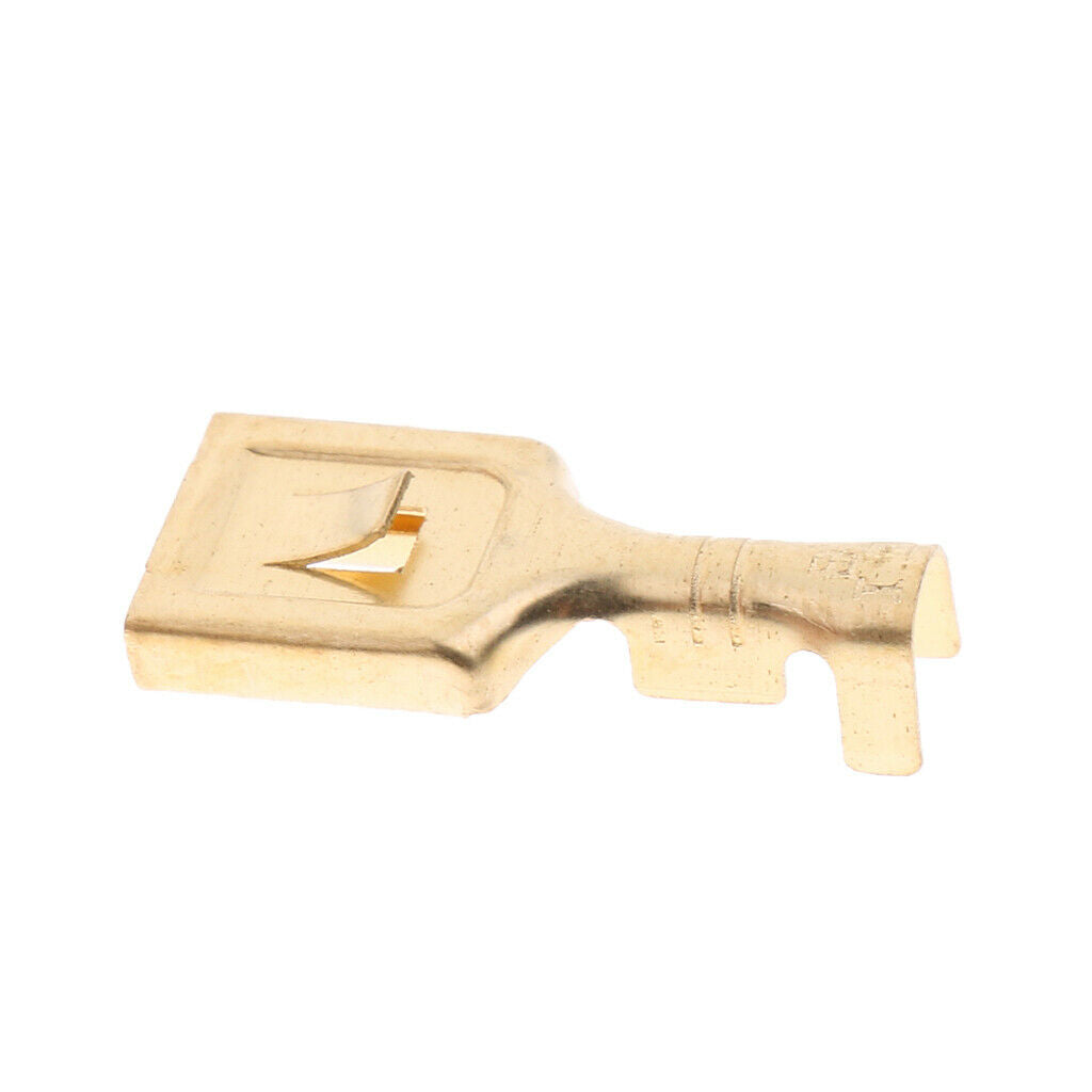 Brand New Durable 50x Brass Crimp Terminal Cable Locking Connector 7.8mm