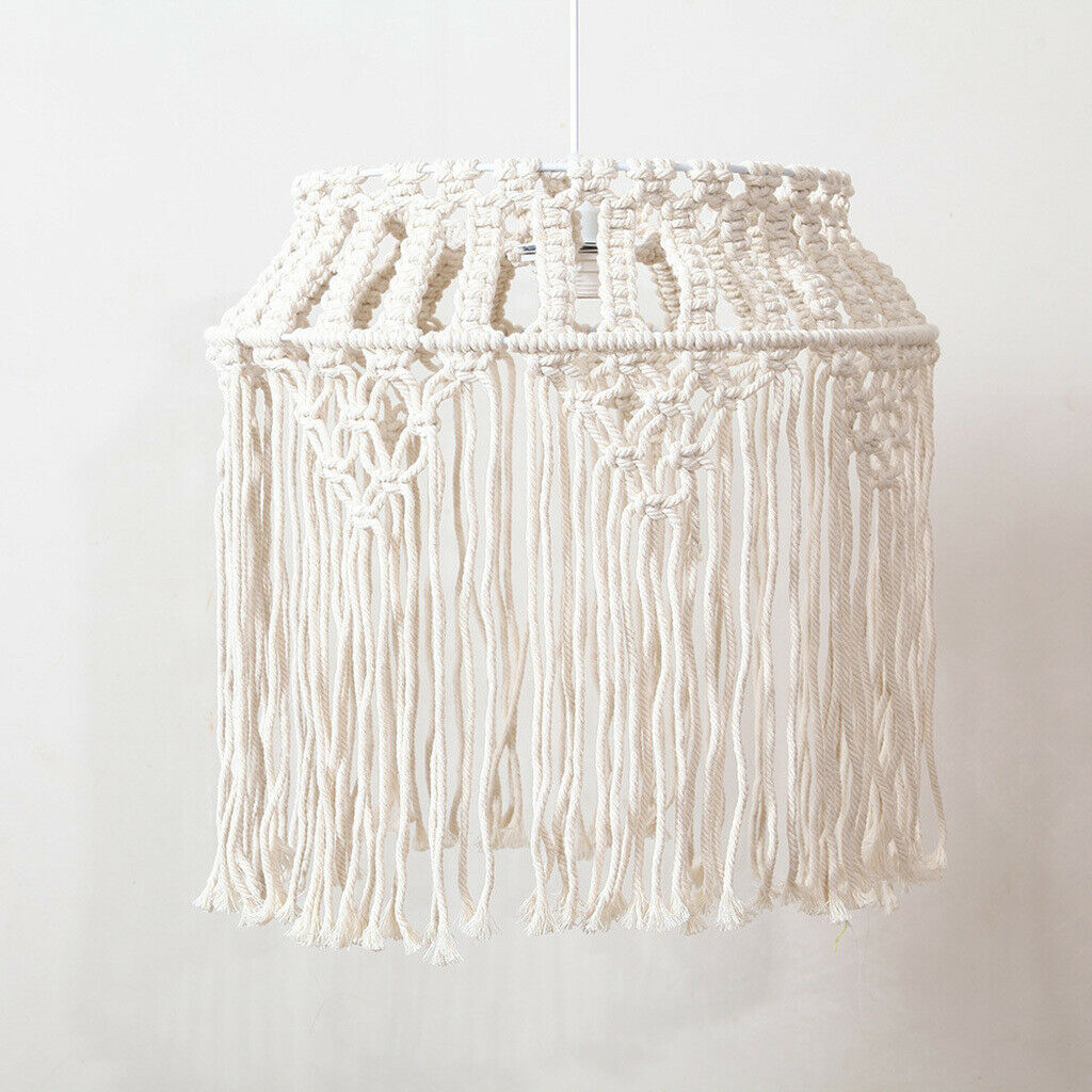 Macrame Lampshade Tapestry Chandelier Ceiling Pendants Light Shade for Decor