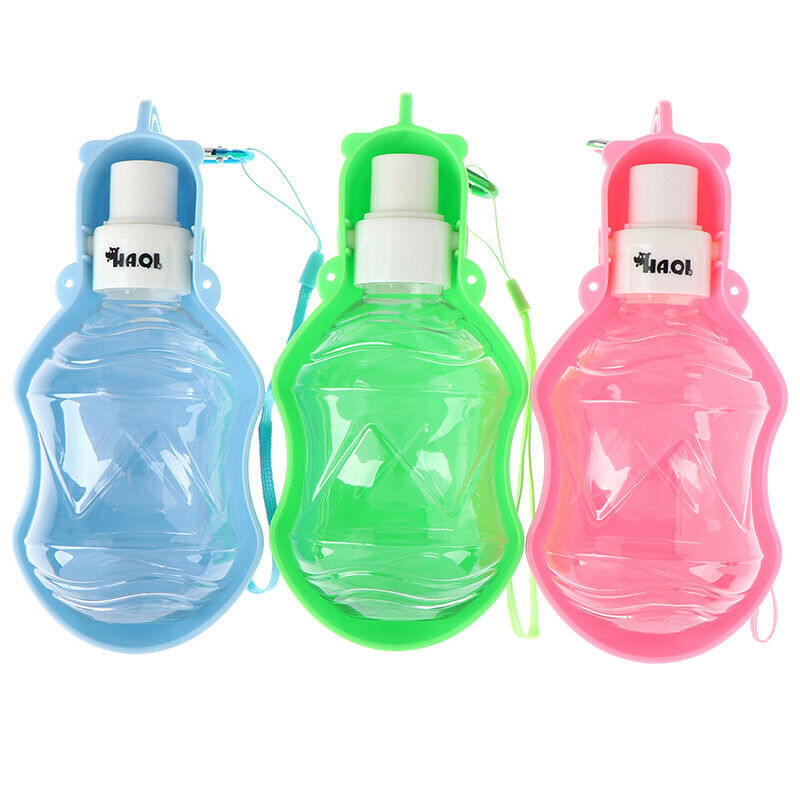 Pet Dog Water Bottle Travel Puppy Drinking Bowl Cup Outdoor Feeder Dispenser SJ