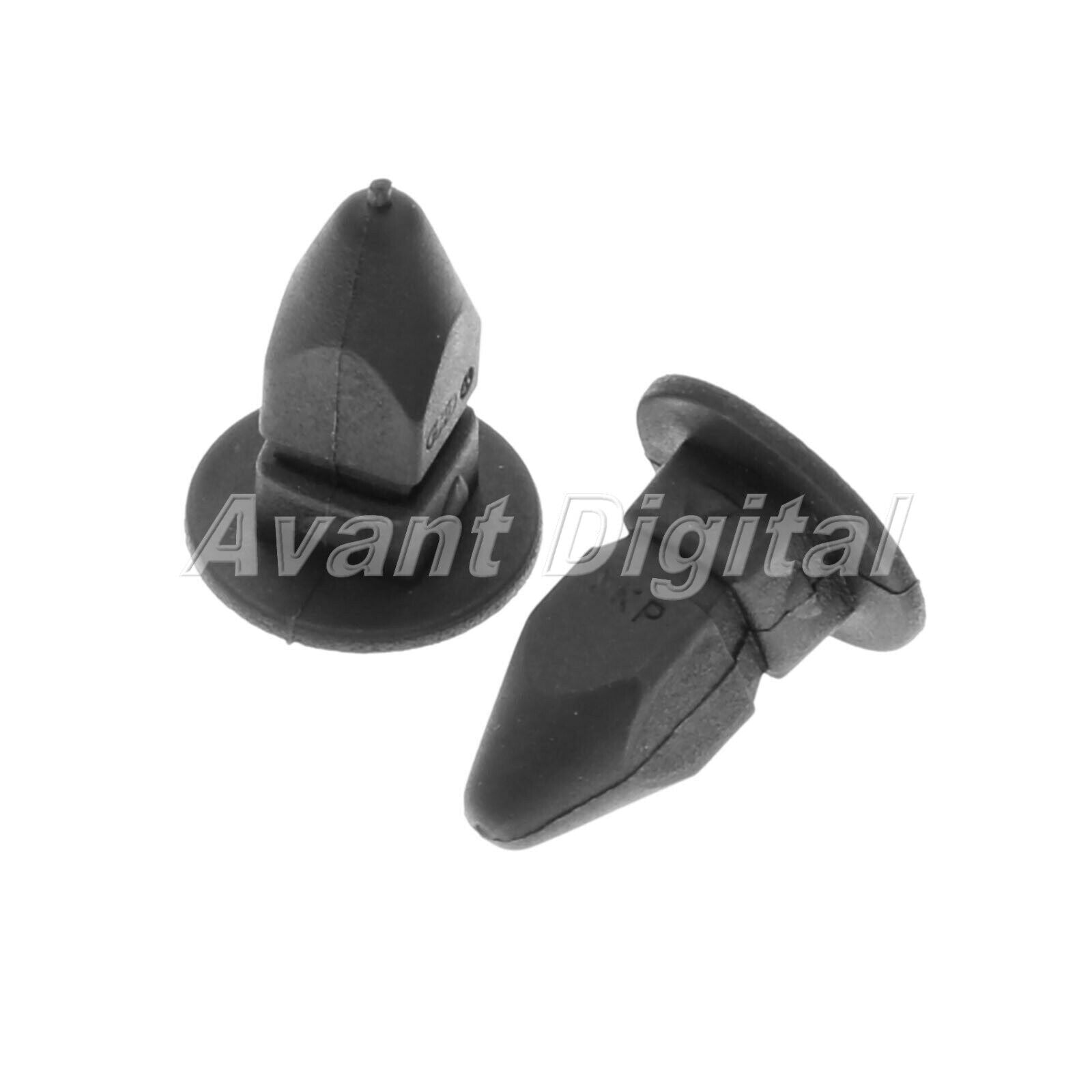 50X Black Nylon Fender clips Fits For Cabrio 1999-On  Golf 1999-On Jetta 1999-On