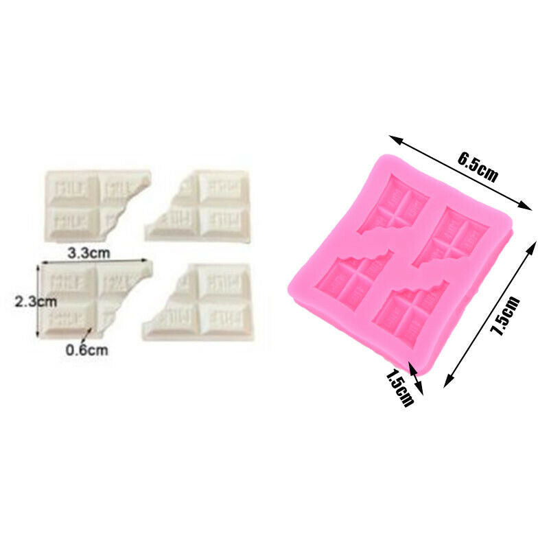 Chocolate Candle Mold Making DIY Soap Dessert Silicone Mold Fondant Baking Mo Qx