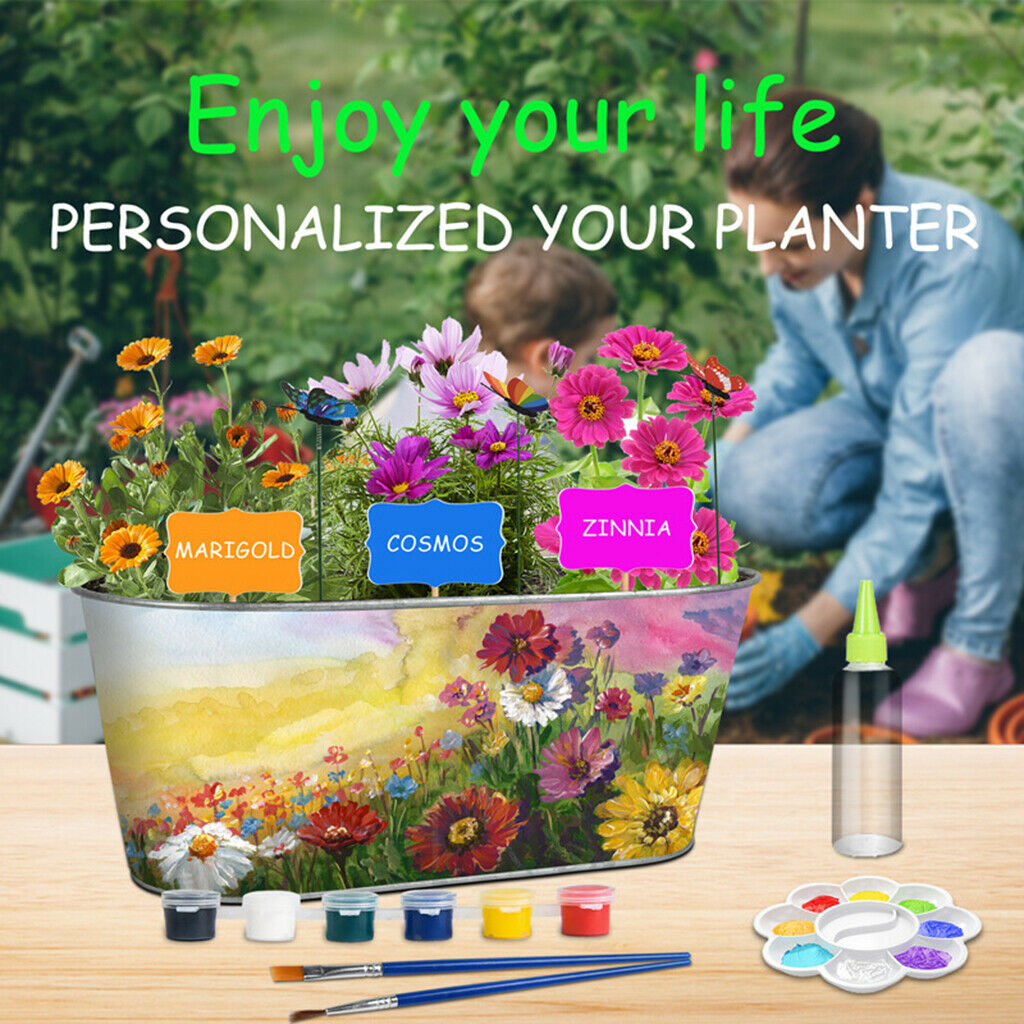 Flowers Planting Kit for Kids Gardening Set Flower Developmental Educational