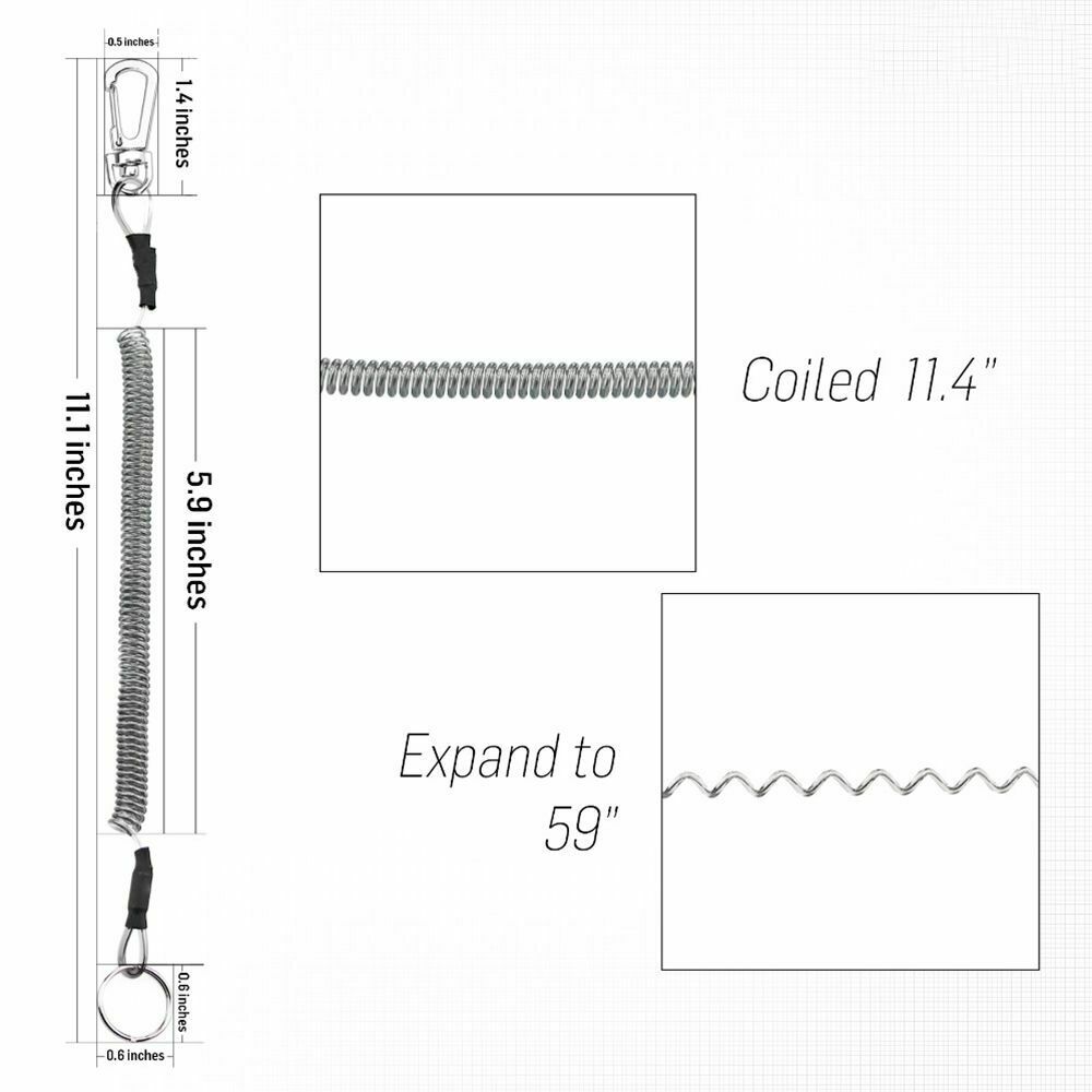 Rope Anti-lost Phone Keychain Security Gear Tool Portable Fishing Lanyards