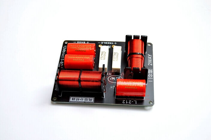 2pcs 260W 2 Way Audio Crossover Filter 2 Unit HIFI Speaker Frequency Divider