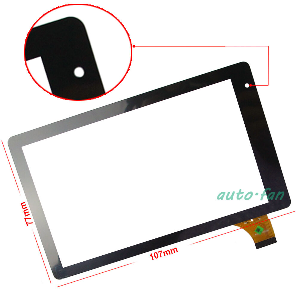 Touch Screen Glass Panel OEM Compatible with 7" CLV70136A Digitizer