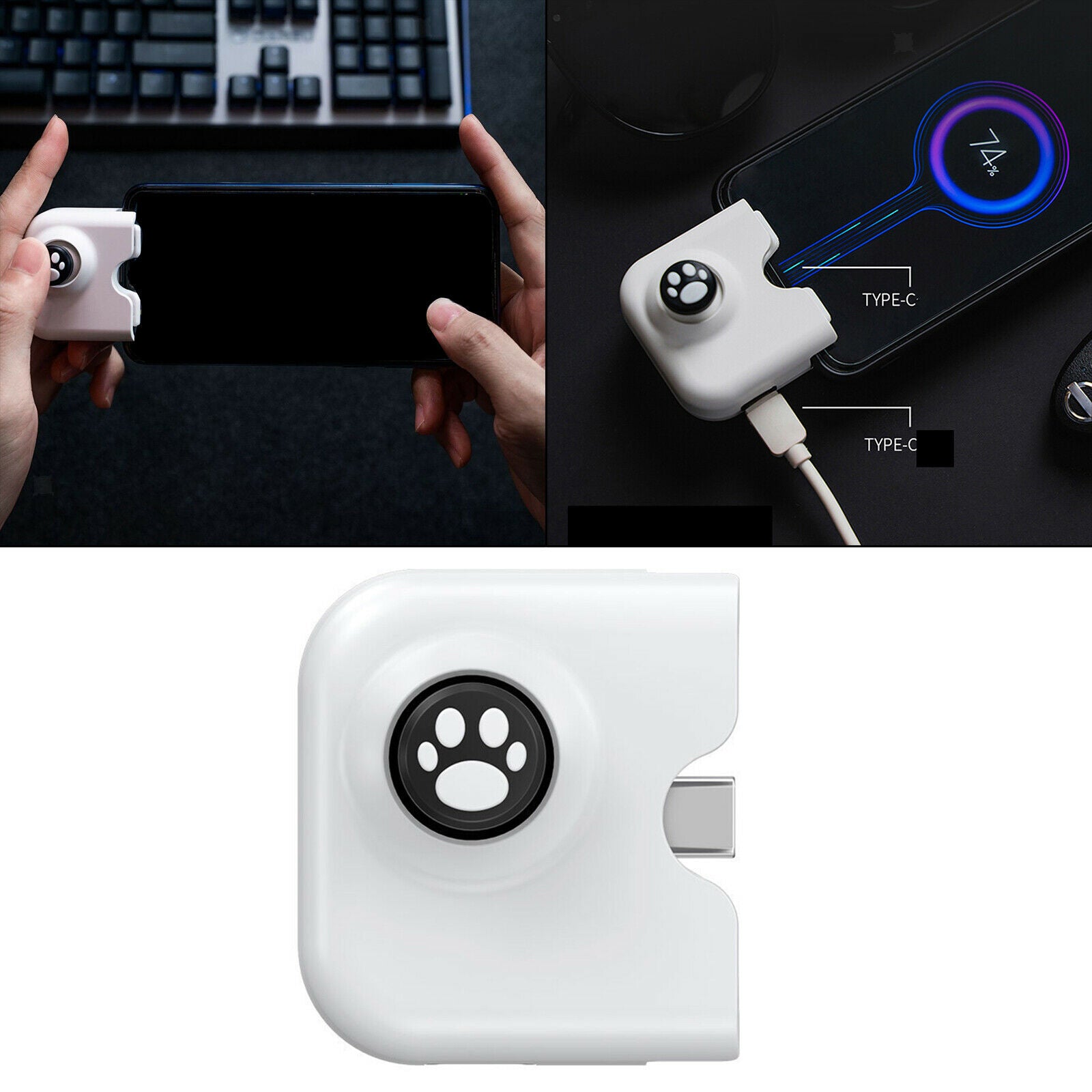 Mobile Game Controller Joystick Move for Touch Screen Tablet Easy Operation