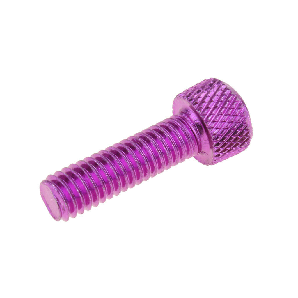 10x Hex Socket Cap Head Screw Bolt Aluminum Alloy Purple M6 x 20mm