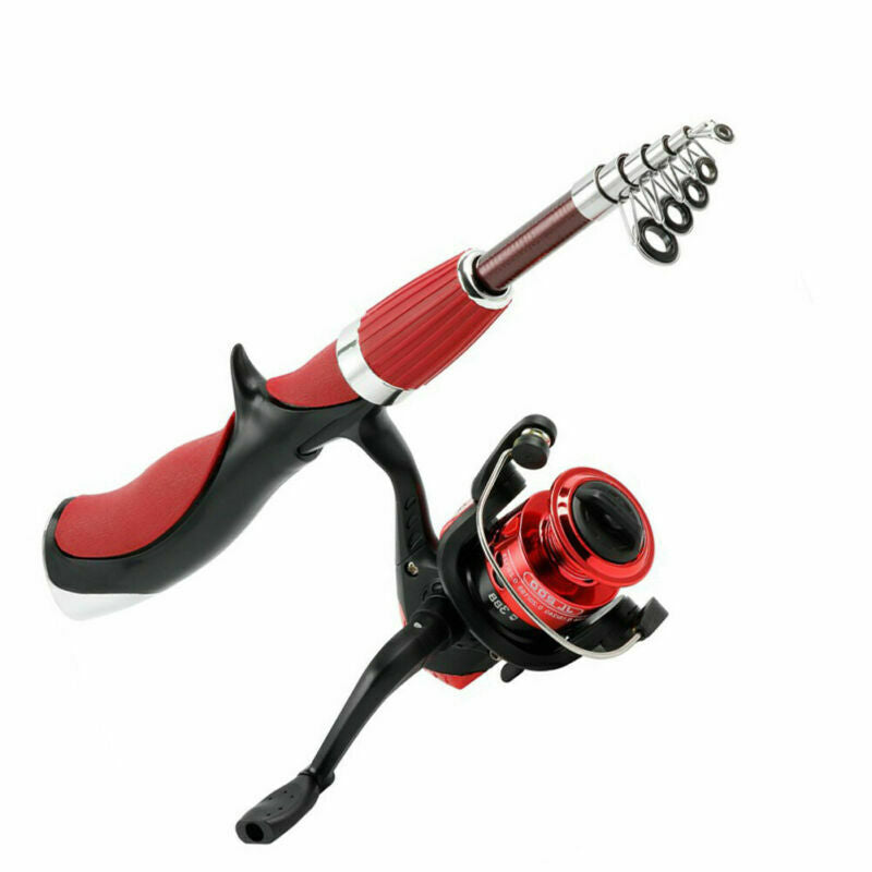 Spinning Fishing Rod and Reel Set Carbon Ultra Light Fishing Pole Tackle Tool