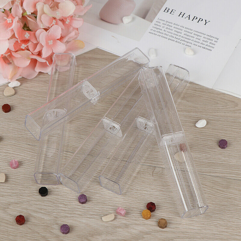 1X pen box plastic transparent case pen holder gift for crystal pen packa.l8