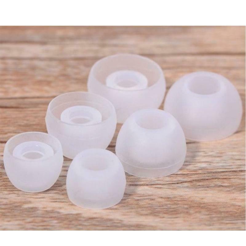 12 Pairs(S/M/L) Soft Silicone Replacement Eartips Earbuds For Earphone Headphone