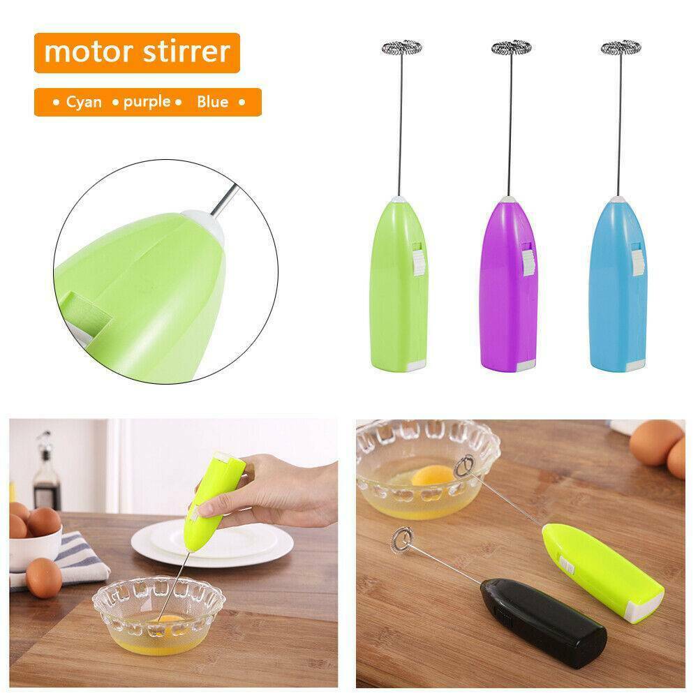 Electric Milk Frother Drink Foamer Whisk Mixer Stirrer Coffee Egg Beater Fast US