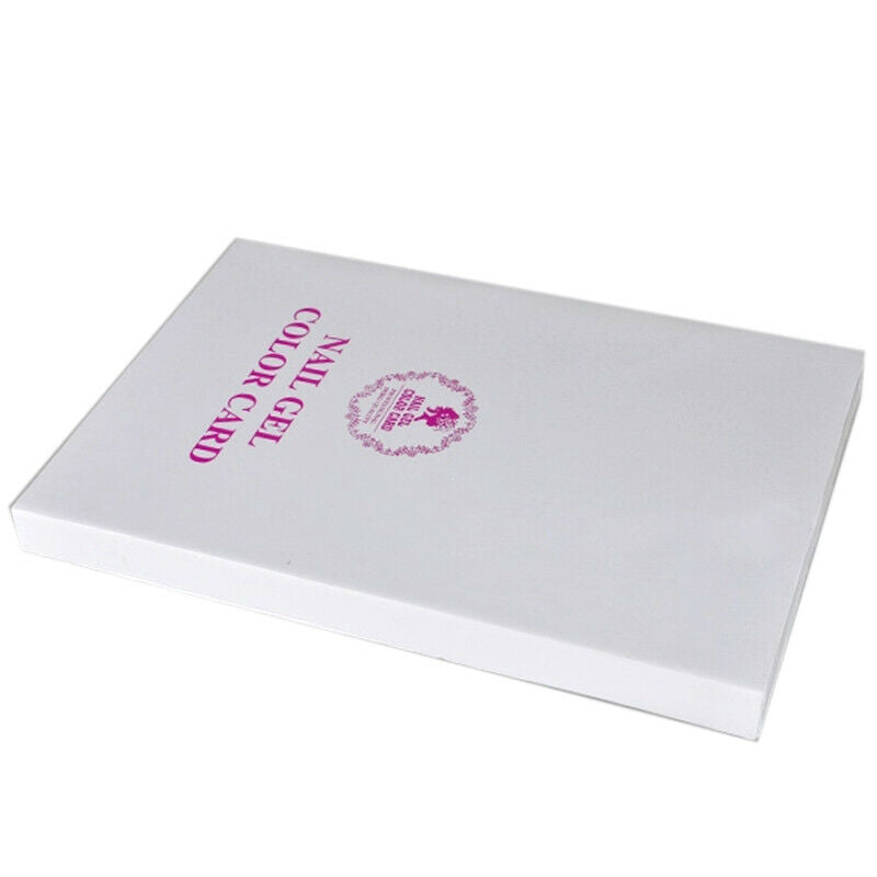 1X(308 Color Nail Art Tips Display Book Chart Display Board Nail Polish Boar4D2)